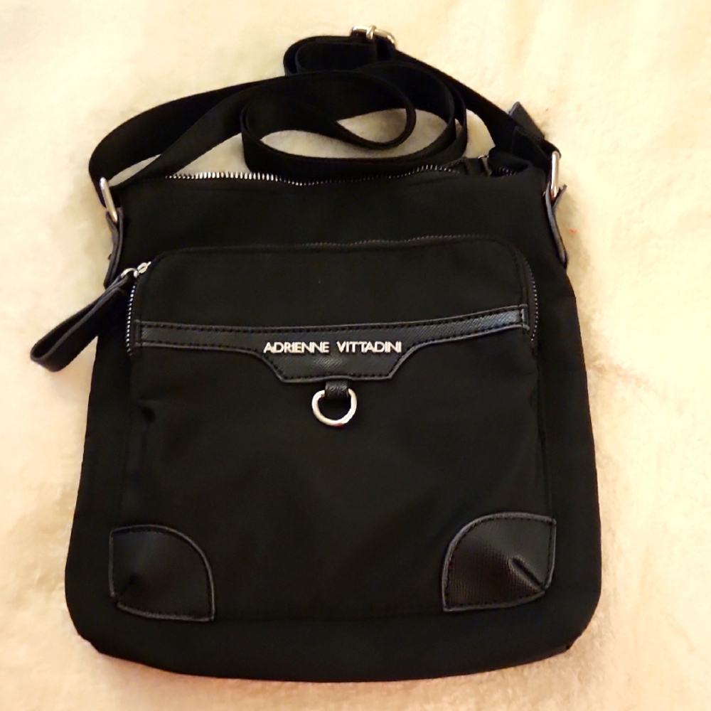 Adrienne Vittadini Black Crossbody Bag